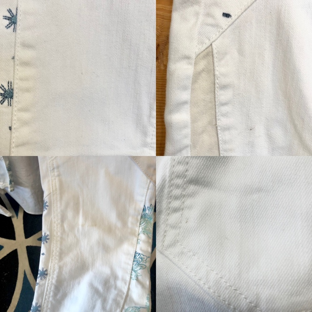 Pilcro Patterned Patchwork Slim Straight Floral B… - image 4